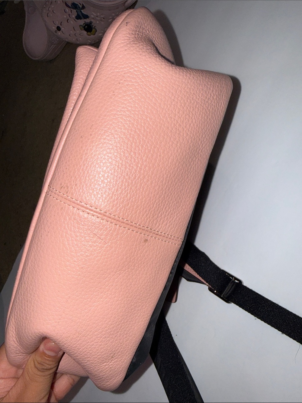 Coach Pebbled Leather Backpack in Dusty Rose - Picture 4 of 4